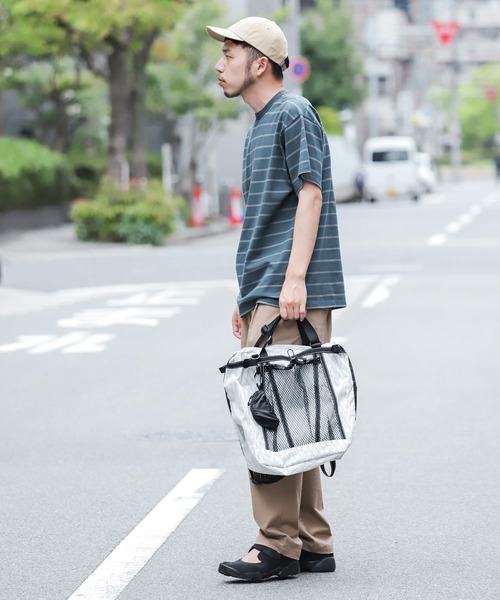「EKAL」 半袖Tシャツ MEDIUM ネイビー メンズ_画像6