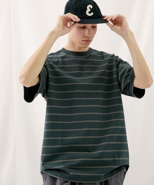 「EKAL」 半袖Tシャツ MEDIUM ネイビー メンズ_画像8
