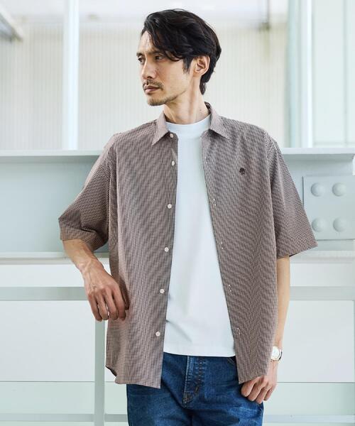TAKEO KIKUCHI（タケオキクチ） シャツ 半袖 ワンポイント 半袖