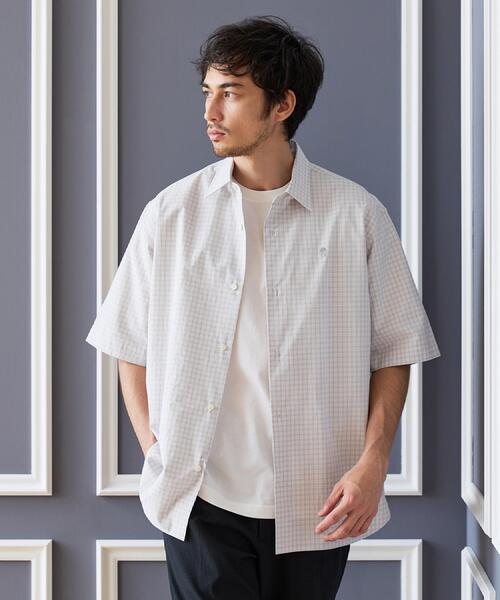 TAKEO KIKUCHI（タケオキクチ） シャツ 半袖 ワンポイント 半袖