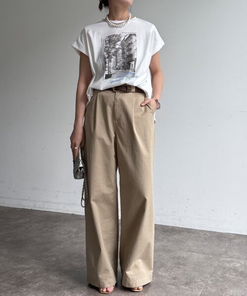 tシャツ 「WEB限定」バックジップフォトロゴTEE レディースの画像