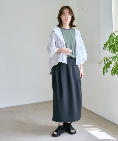 「studio CLIP」 フラットサンダル MEDIUM ブラウン レディース_画像6