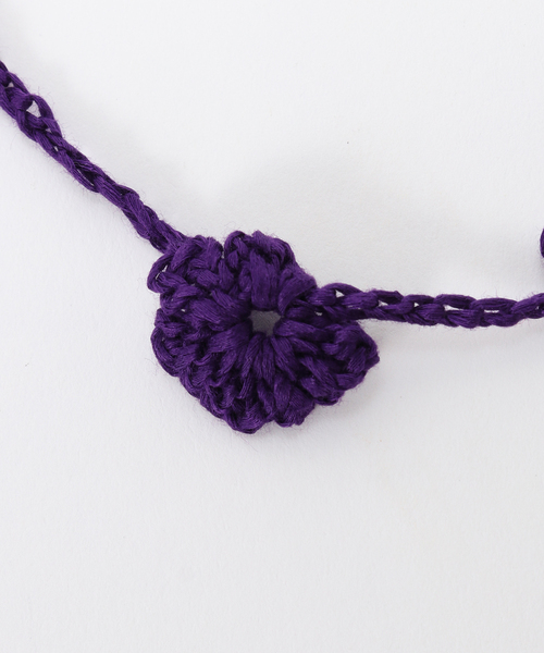 チョーカー 「一部店舗限定」JANE SMITH/ジェーンスミス CROCHET FLOWERS STRING 26SKN-465S レディースの画像