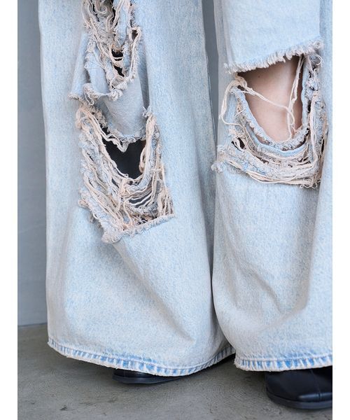 SNIDEL（スナイデル） デニムパンツ 0 ライトグレー レディース