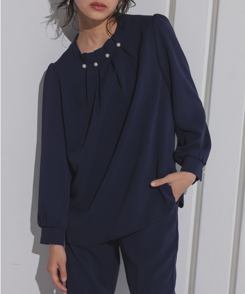 「Dorry Doll」 セットアップ 15号 ネイビー レディース_画像4