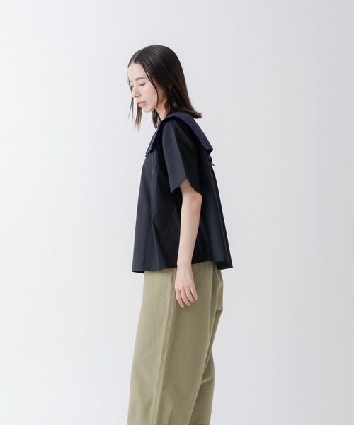 「Kelen」 半袖ブラウス M グリーン レディース_画像5