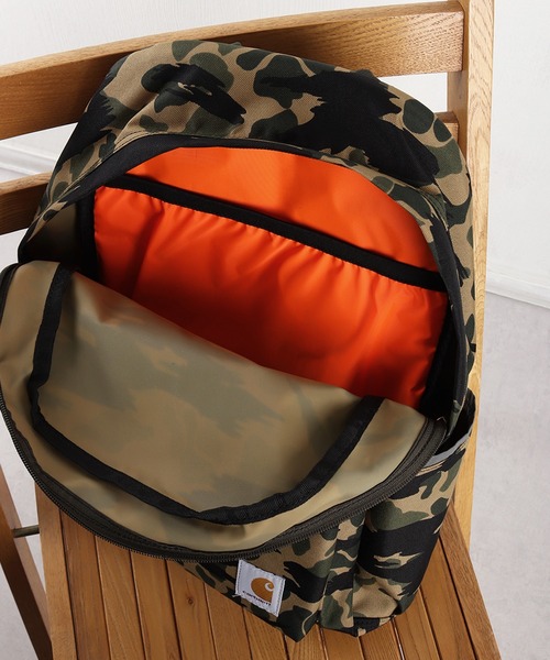 Carhartt バックパック　リュック　カモ Carhartt リュック 無地 カモフラ (迷彩柄)（バックパック