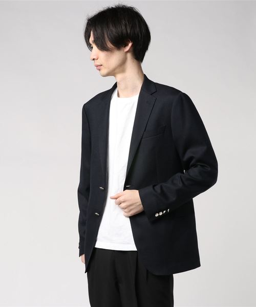 超激得安い ジャケット WEAR> ZOZOTOWN PayPayモール店 - 通販 - PayPayモール テーラードジャケット ESTNATION / ホップサックストレッチシングルジャケット<THE FUNCTIONAL 好評HOT