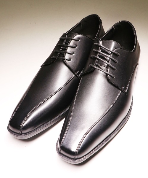 ビジネスシューズ AAA+ 外羽根プレーントゥ ローヒールシューズ メンズ