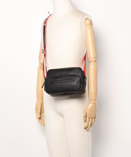 バッグ ウエストポーチ RUBBERISED LEATHER CAMERA BAG TWO STRAP 59688067
