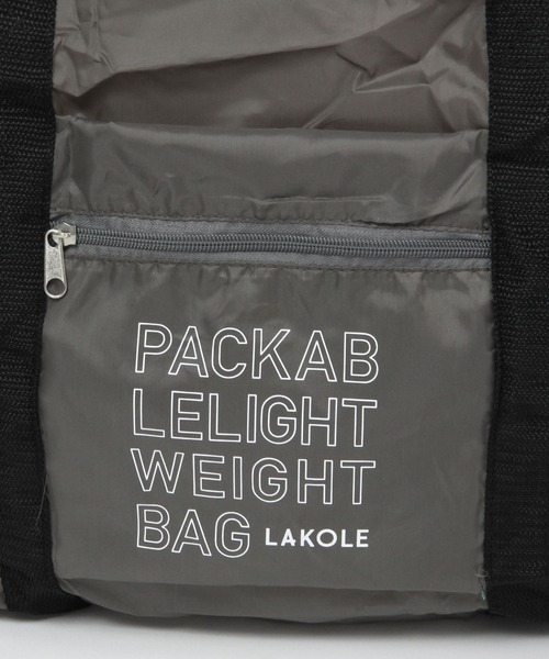 LAKOLE（ラコレ） エコバッグ パッカブルボストンバッグ / 275476