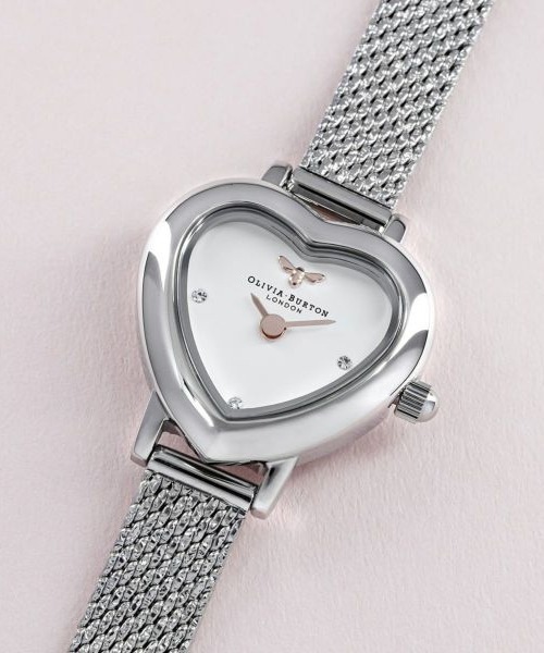OLIVIA BURTON　オリビアバートン　ハート　腕時計　シルバー OLIVIA BURTON 腕時計 「OLIVIA BURTON/オリビアバートン