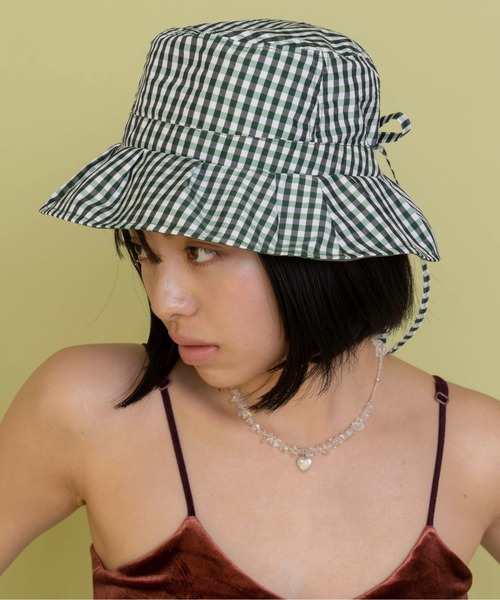 Casselini キャセリーニ リボン付き ストローハット FREAK'S STORE（フリークスストア）の「Casselini/キャセリーニ