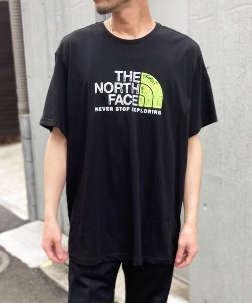 THE NORTH FACE tシャツ 「THE FACE」ノースフェイス M S/S RUST