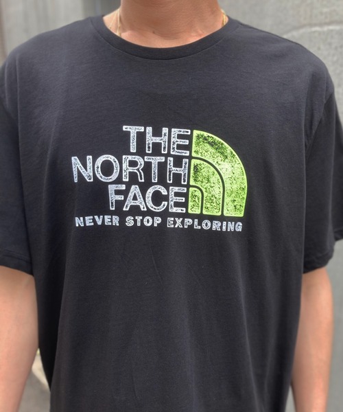 THE NORTH FACE tシャツ 「THE FACE」ノースフェイス M S/S RUST