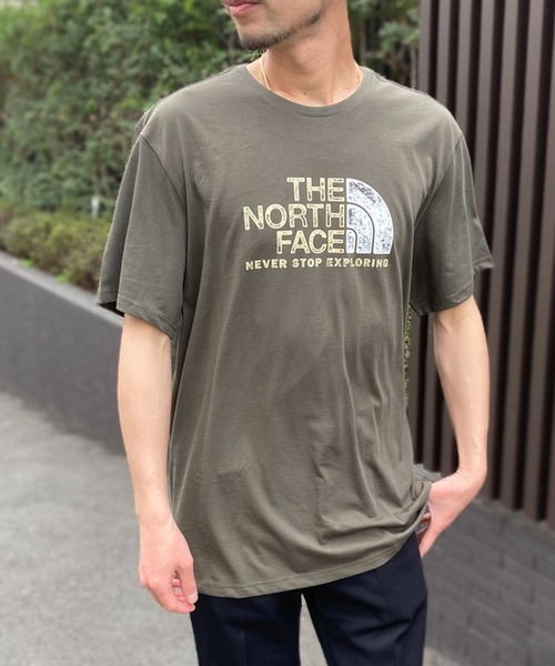 tシャツ 「THE NORTH FACE」ノースフェイス  M S/S RUST 2 TEE ロゴTシャツ NF0A4M68 レディース メンズ THE NORTH FACE tシャツ 「THE FACE」ノースフェイス M S/S RUST