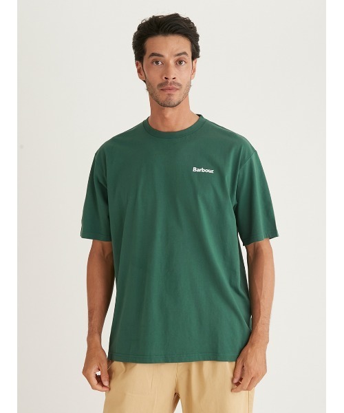 Barbour tシャツ JAPAN LIMITED” バックプリント オールドロゴ T  