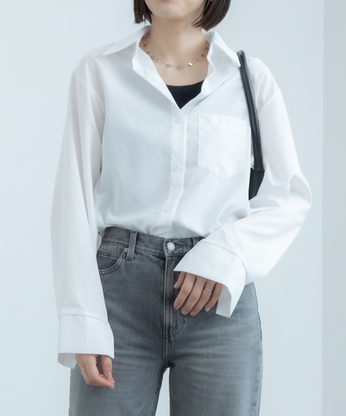 シャツ ブラウス レギュラーカラーシャツ / シャツ オフィスシャツ 