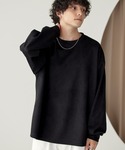 tシャツ ビッグシルエットブラッシュドプルオー...の詳細画像3