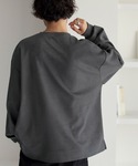tシャツ ビッグシルエットブラッシュドプルオー...の詳細画像5