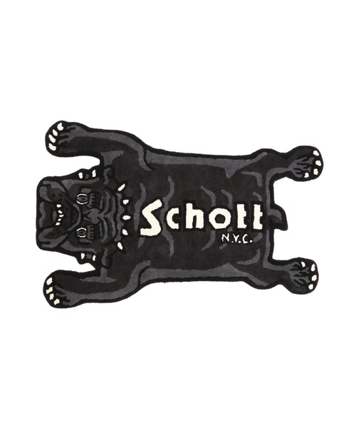 【Schott】 チベタン ブルドッグ ラグ Lサイズ チベタンカーペット ラグ ラグマット 「直営限定」Schott/ショット/TIBETAN BULLDOG RAG L