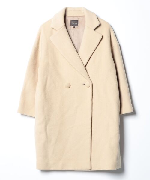 Demi-Luxe BEAMS」 チェスターコート 38 ベージュ レディース 