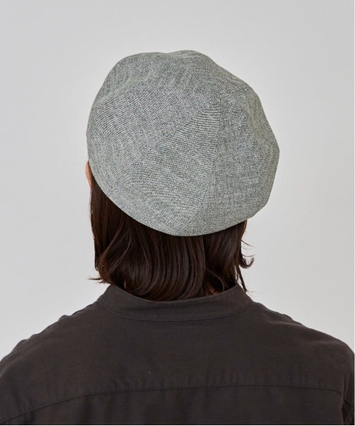 override 帽子 キャスケット OVERRIDE LINEN LIKE CASQUETTE