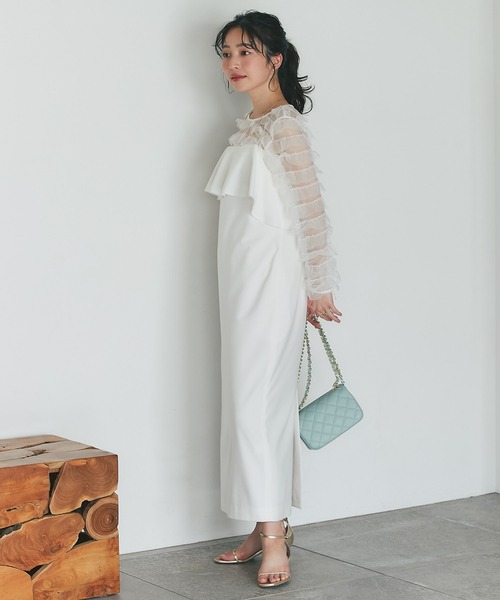 最終値下 美品 La boutique BonBon ラッフルキャミワンピース La boutique Bonbon ワンピース ラッフルキャミワンピース