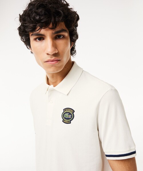 LACOSTE（ラコステ） ゴルフ オーバルロゴワッペンコットンタッチ