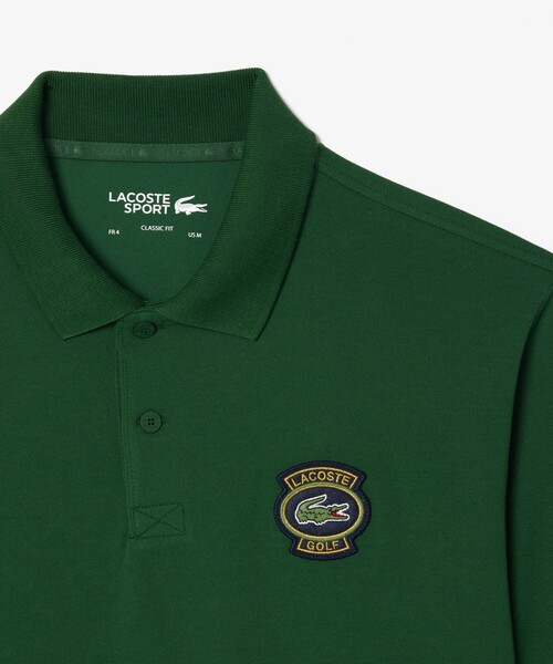 LACOSTE（ラコステ） ゴルフ オーバルロゴワッペンコットンタッチ