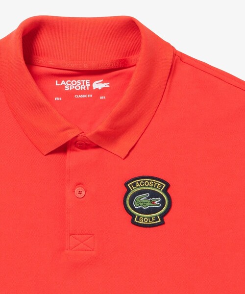 美品 ESTNATION別注 LACOSTE ドライタッチポロ セール】 アシンメトリーウルトラドライポロシャツ （ポロシャツ