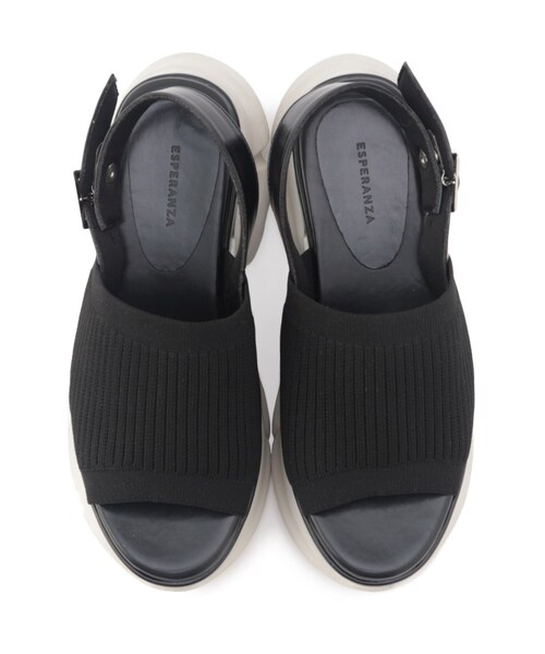 「アベニューソック」サンダル ESPERANZA サンダル ニットアッパーサンダル 24SS レディース