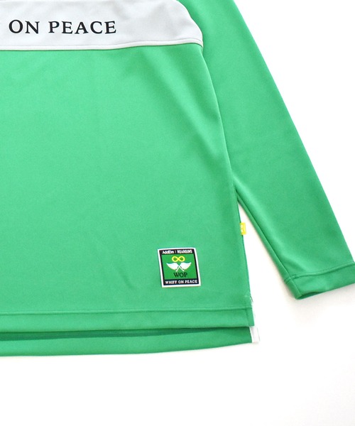 AddElm LONG SLEEVE HALF ZIP MOCK NECK BIG 【公式通販】