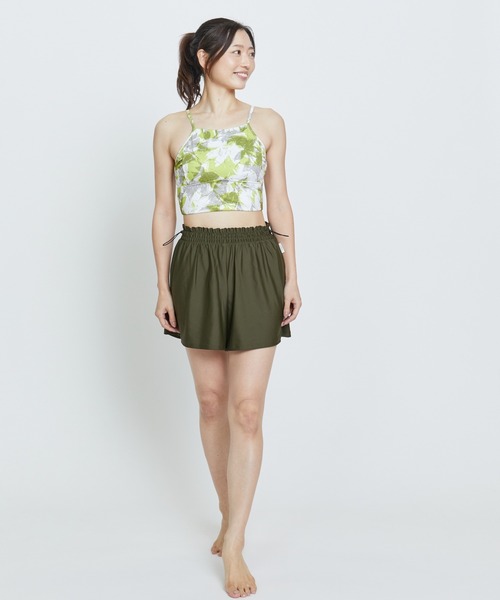 Julier ribbon flowerプリント ショートトップス レディース Julier ribbon flowerプリント ショートトップス レディース