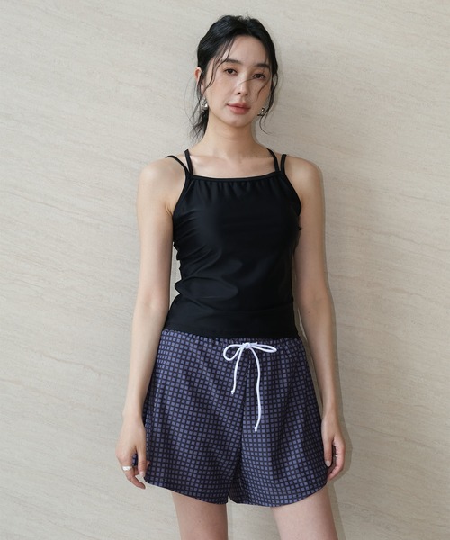 OSHAREVO オシャレボ　セパレート水着　体型カバー ブラック　Mサイズ OSYAREVO（オシャレボ） 水着 レディース : ZOZOTOWN Yahoo!店 - 通販