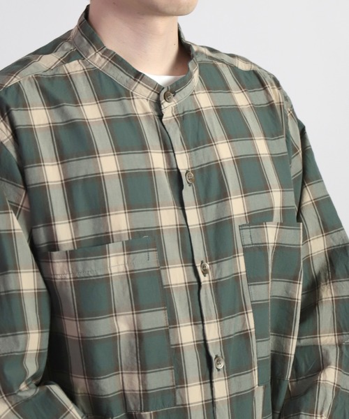 SPELLBOUND（スペルバウンド） シャツ タイプライターチェック ビッグ