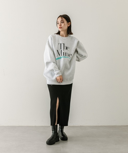 mystic（ミスティック） スウェットカットソー FREE チャコールグレー