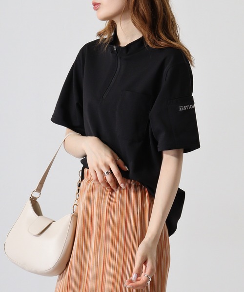 tシャツ ウィメンズ カノコ ハイネック ポロシャツ レディース 楽天市場】ポロシャツ レディース（Tシャツ・カットソー