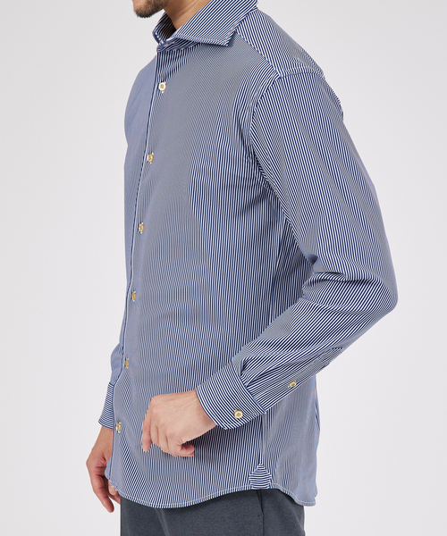 ABAHOUSE（アバハウス） シャツ 「FLEX SHIRTS」Dry Moment ナロウ