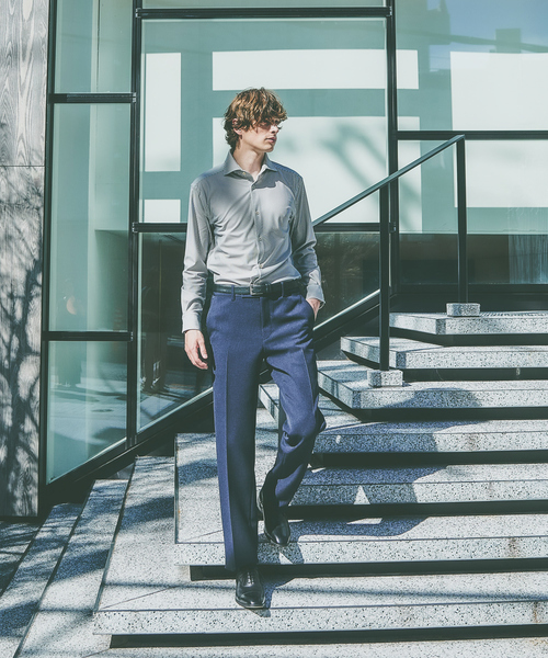 ABAHOUSE（アバハウス） シャツ 「FLEX SHIRTS」Dry Moment ナロウ