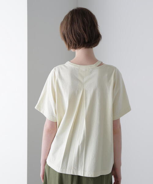 tシャツ OPEN NECK BACK TACK FADEWASH T-SHIRT/オープンネック バックタック フェイドウォッシュTシャツ レディー AVIREX tシャツ OPEN NECK BACK TACK FADEWASH T-SHIRT/オープン