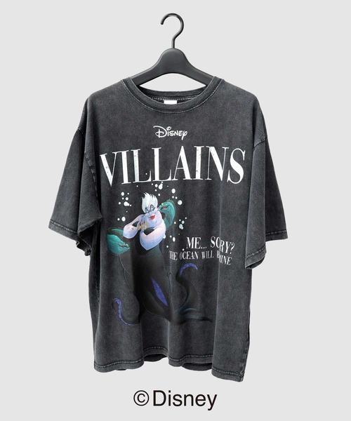A.M.S. tシャツ スノーウォッシュ加工 ディズニー ヴィランズ