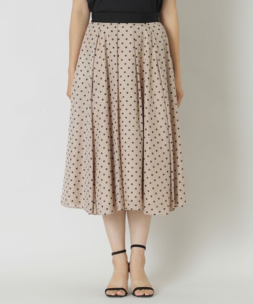 TO BE CHIC スカート スパンドットプリント : ZOZOTOWN Yahoo!店