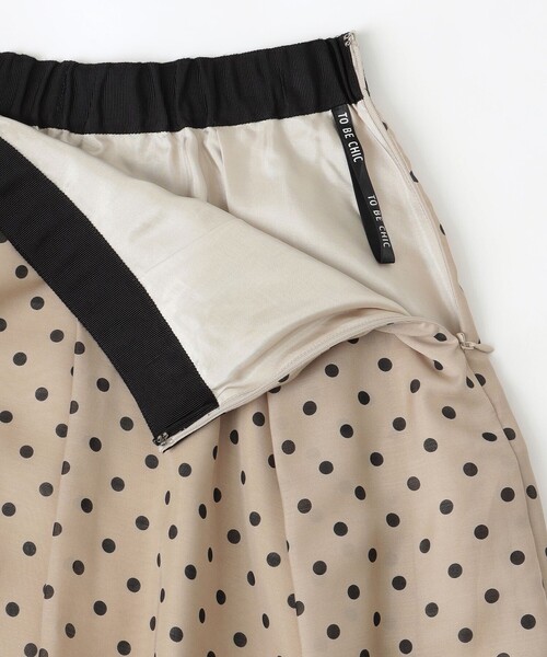TO BE CHIC スカート スパンドットプリント : ZOZOTOWN Yahoo!店