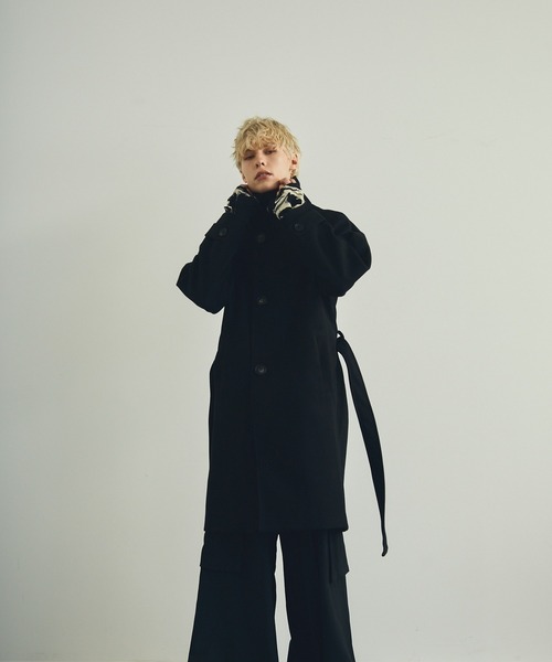 スーツスクエア】メンズ FUMIYA HIRANO シングルチェスターコート 尾州