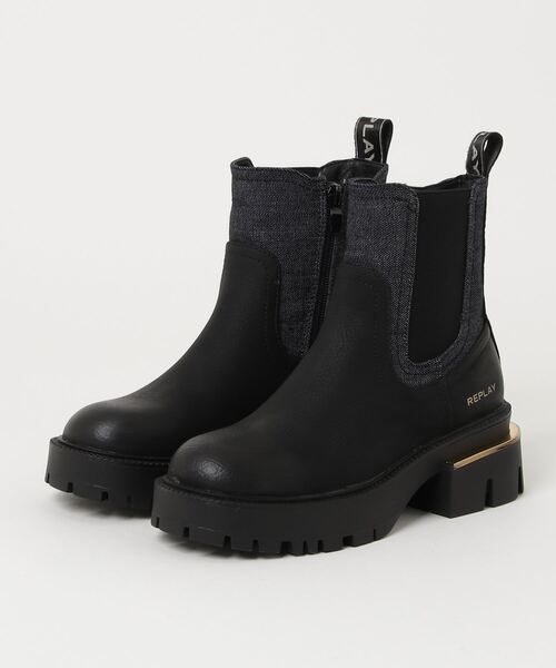 HEREU Alba sport black サイドゴアブーツ 39