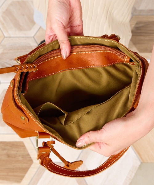ズッケロ　本革ハンドバッグ　美品♪ zucchero filato ズッケロ トートバッグ ハンドバッグ