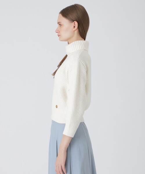 お値下げ　BLUE LABEL CRESTBRIDGE　ニット BLUE LABEL CRESTBRIDGE ニット セーター 両畦ニットプル