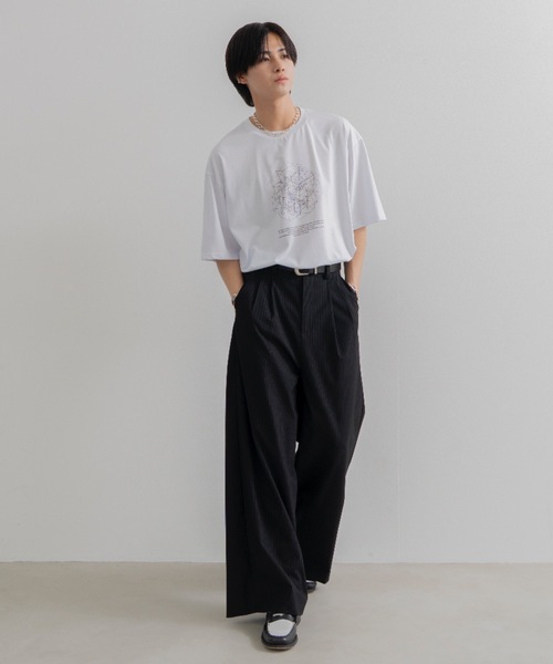 SINSSスラックス SINSS 「SINSS」 スラックス SMALL ブラック メンズ : ZOZOTOWN