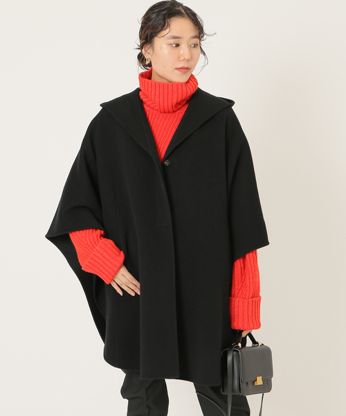 IENA（イエナ） ポンチョ - ブラック レディース : ZOZOTOWN Yahoo!店